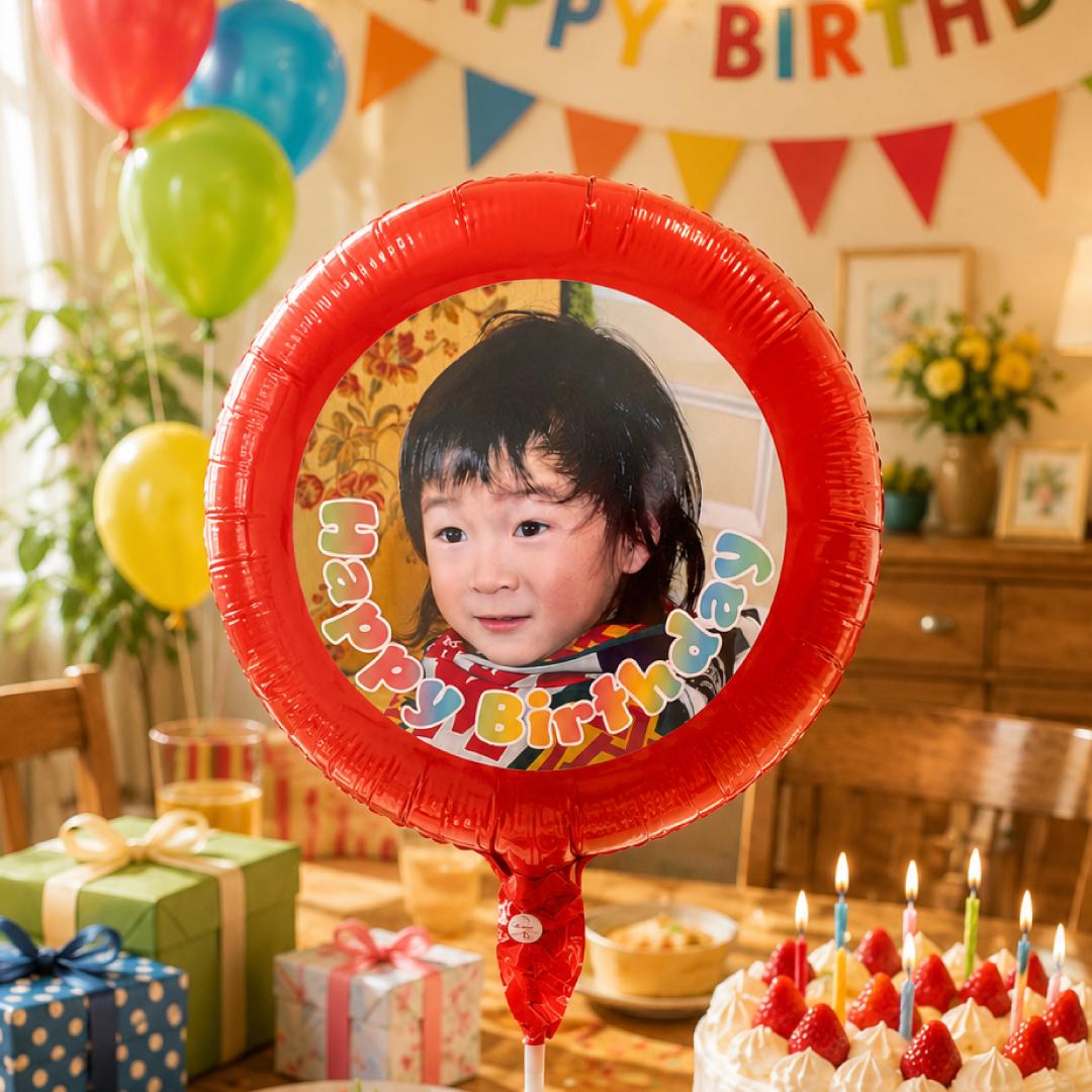 メモリアルバルーン　写真で作る記念バルーン　誕生日・記念日・パーティー・七五三・SNS映え | 17枚目